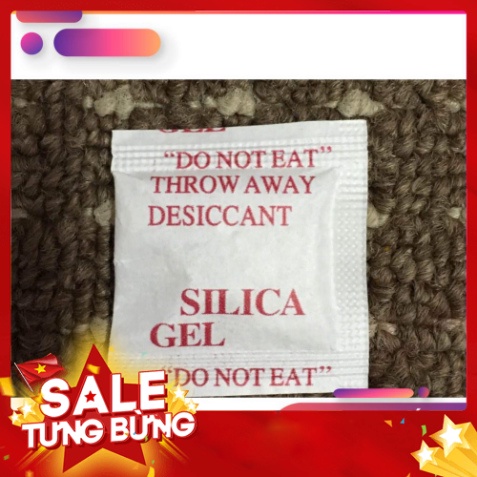 Combo 10 Gói Hút Ẩm Silicagel Bảo Quản Giày Dép , Bảo Quản Máy Ảnh , Túi Sách Loại Cao Cấp