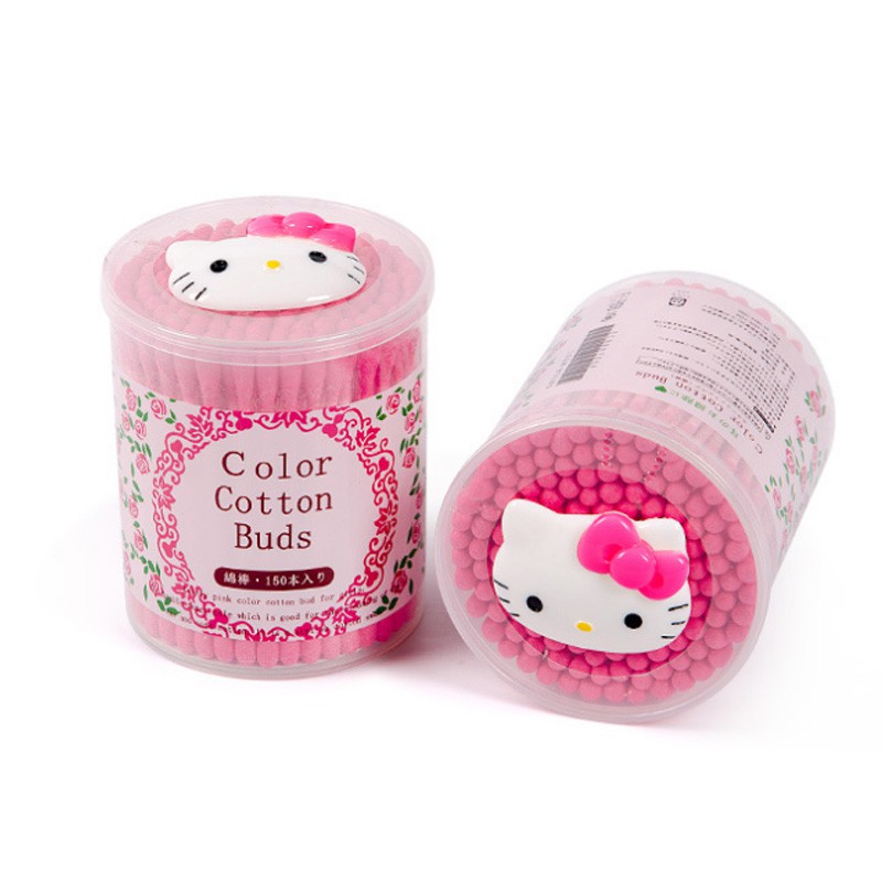 Lọ bông tăm hình Hello Kitty KT178