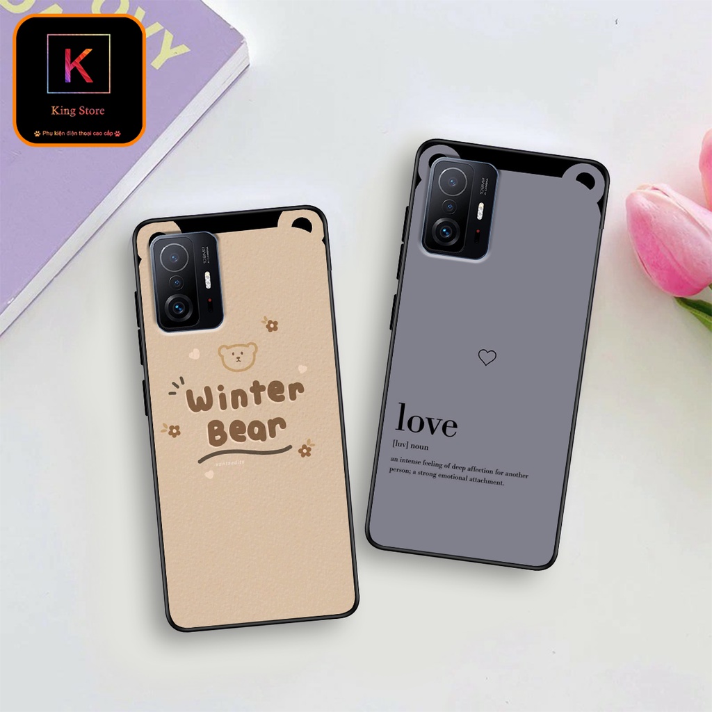 Ốp lưng Xiaomi Mi 11 5G - Xiaomi Mi 11T 5G - Xiaomi Mi 11T Pro 5G - Ốp in hình tai thỏ siêu dễ thương