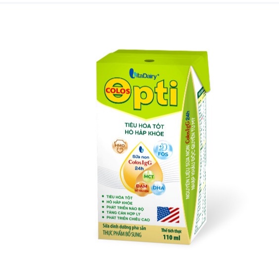 [HSD T12-2023] Thùng 48 Hộp Sữa Bột Pha Sẵn Colos Opti 110ml.