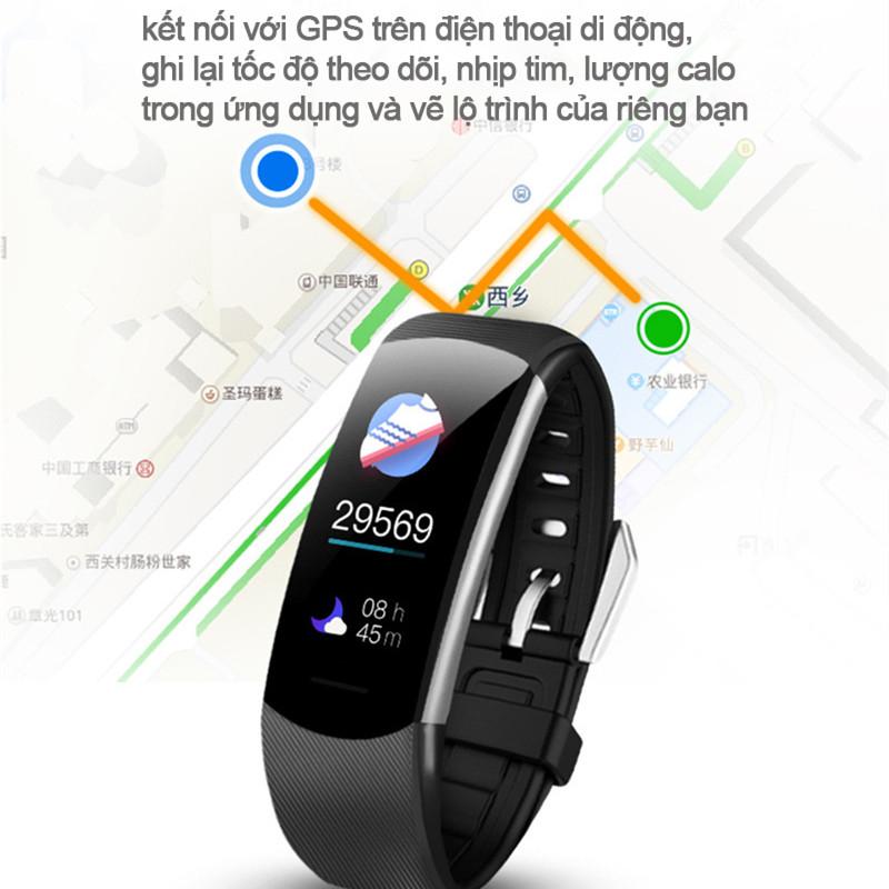 Đồng Hồ Thông Minh, Đồng Hồ Đo Sức Khỏe C6 Smart Band Thiết Kế Nhỏ Gọn Thông Minh, Nhịp Tim, Đo Huyết Áp, Xem Giờ [SHC6]