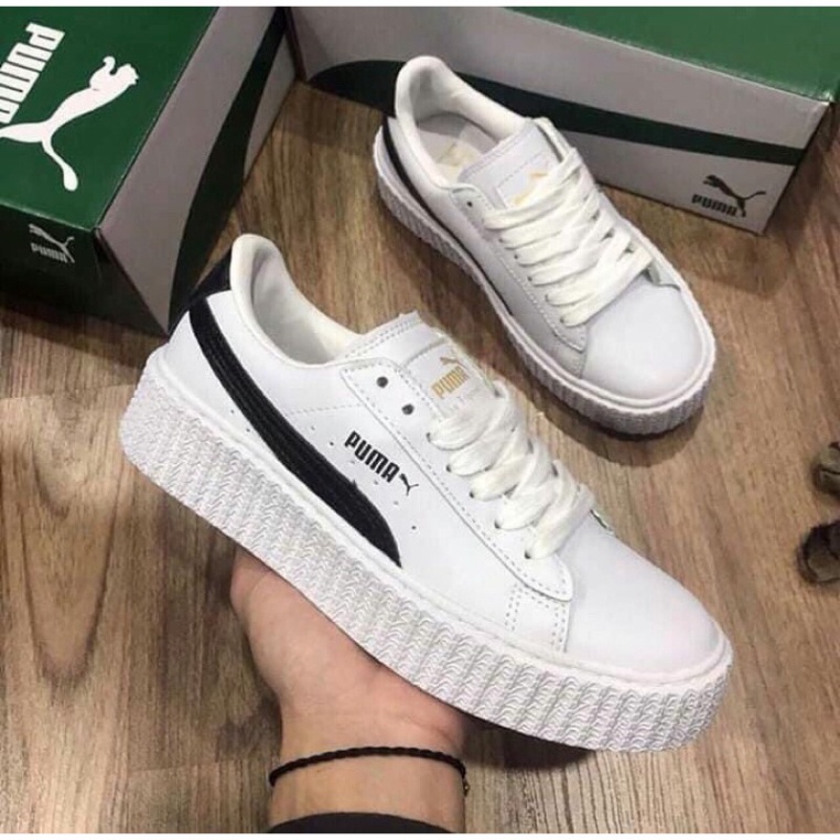 Giày Thể Thao Sneaker Trắng 𝐏𝐔𝐌𝐀 Độn Đế Tăng Chiều Cao Hàng 1:1 Chất Lượng Full Bill Box