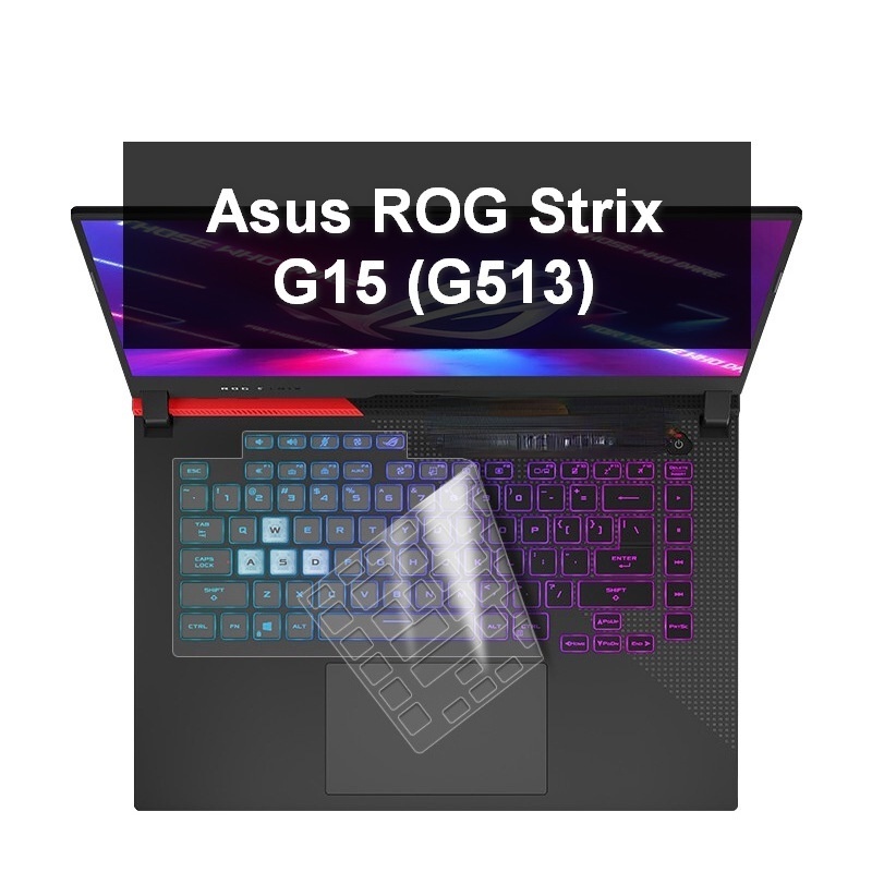 Miếng Dán Bảo Vệ Bàn Phím Cho Asus ROG Strix G15 G513 G513Q G513x G513QM G513QR G513QY G 15 2021 15.6 Inch