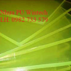 Tấm nhựa PU màu vàng dày 8mm-40mm