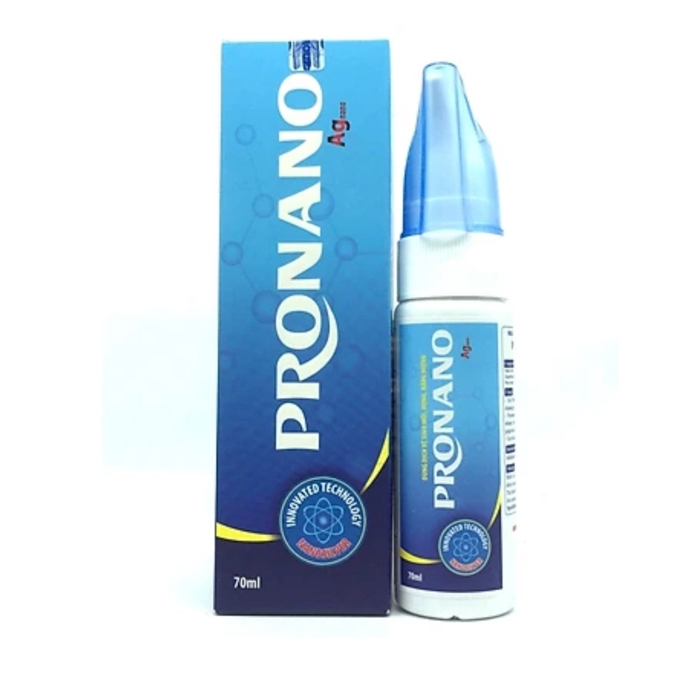 DUNG DỊCH XỊT MŨI HỌNG nano bạc PRONANO 70ML