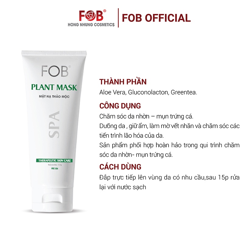 Mặt nạ thảo mộc - FOB® PLANT MASK