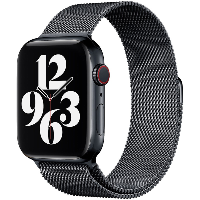 [Mã FASHIONT4FA2 giảm 10K đơn 50K] Dây đeo Milanese bằng thép không gỉ cho đồng hồ thông minh Apple Watch T500 6 W26 W46 U78 Plus