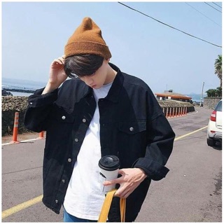 Áo khoác bò Denim Jacket  ĐEN