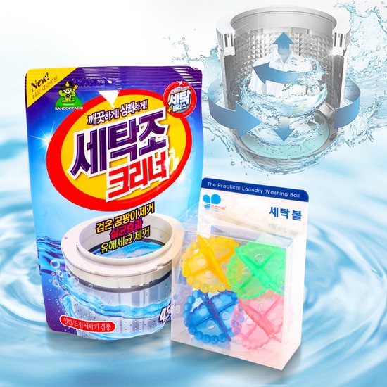 Bột Tẩy Vệ Sinh Lồng Máy Giặt Hàn Quốc Sandokkaebi 450GR