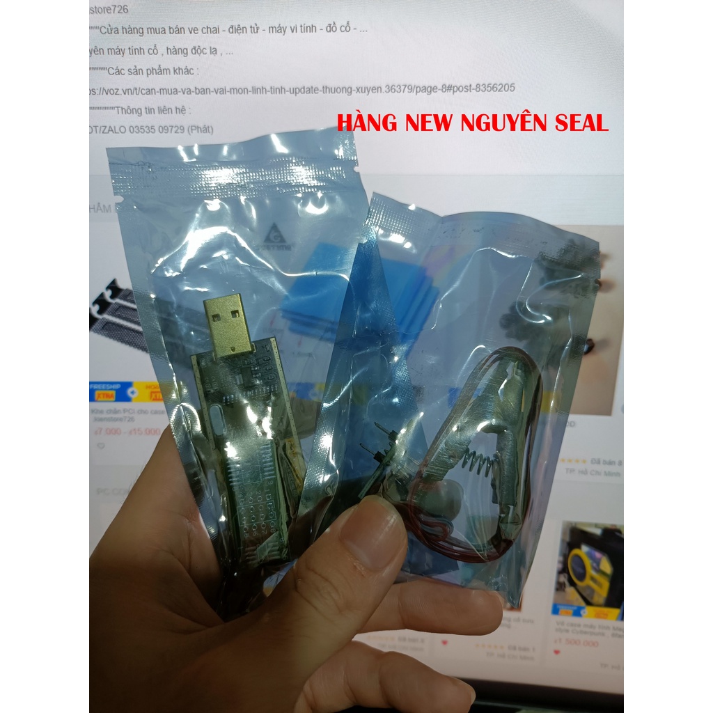 Mạch nạp ROM/BIOS CH341A (MẠCH + KẸP) nạp cho 24xx 25xx VGA ... .kienstore726 | BigBuy360 - bigbuy360.vn