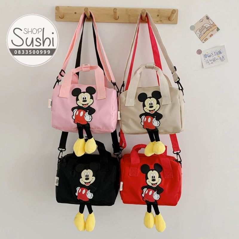(FreeShip) Túi đeo có quai xách hình chuột Mickey