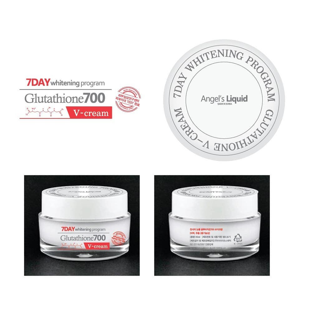 Kem Dưỡng Trắng Da 7Day Whitening Program Glutathione 700 V-Cream