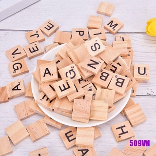 Set 100 mảnh gỗ học chữ cái và chữ số cho bé