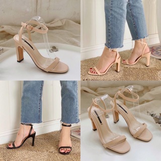 Giày sandal cao gót 8p