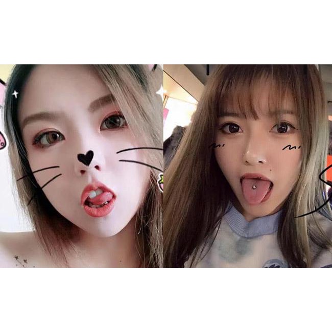 Set 10 Khuyên Rốn / Lưỡi / Rốn Bằng Thép Không Gỉ