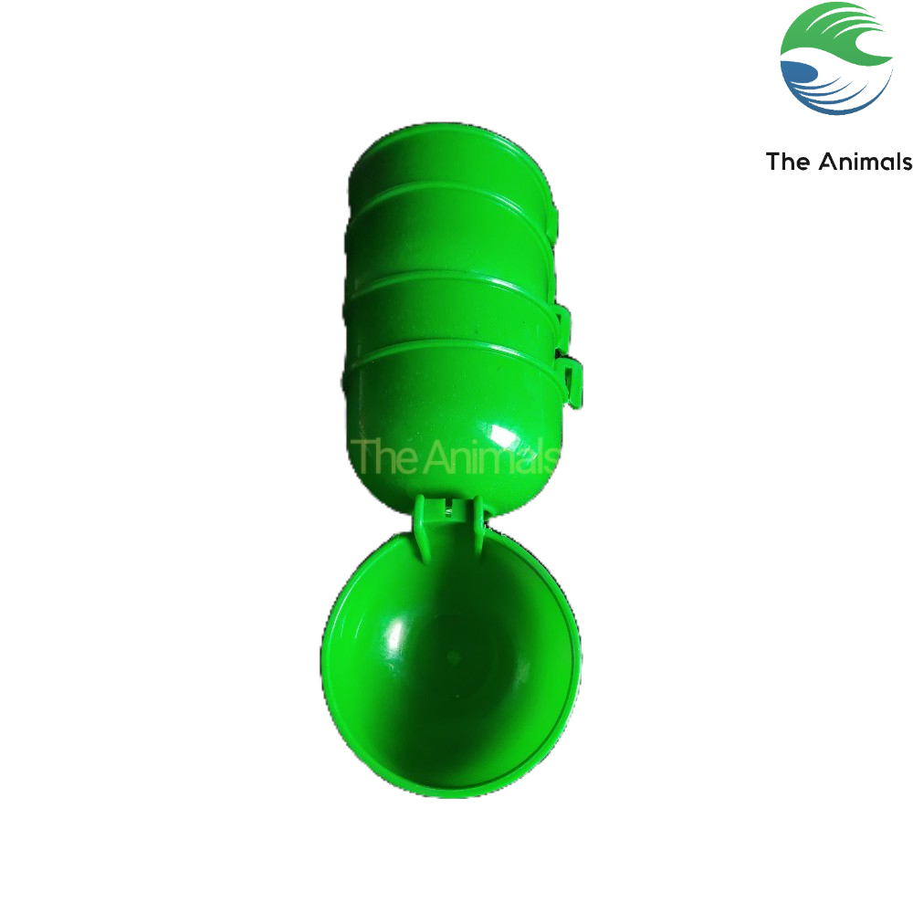 [Combo 5 cái] Máng ăn cho gà, chim, vẹt (gáo size lớn)