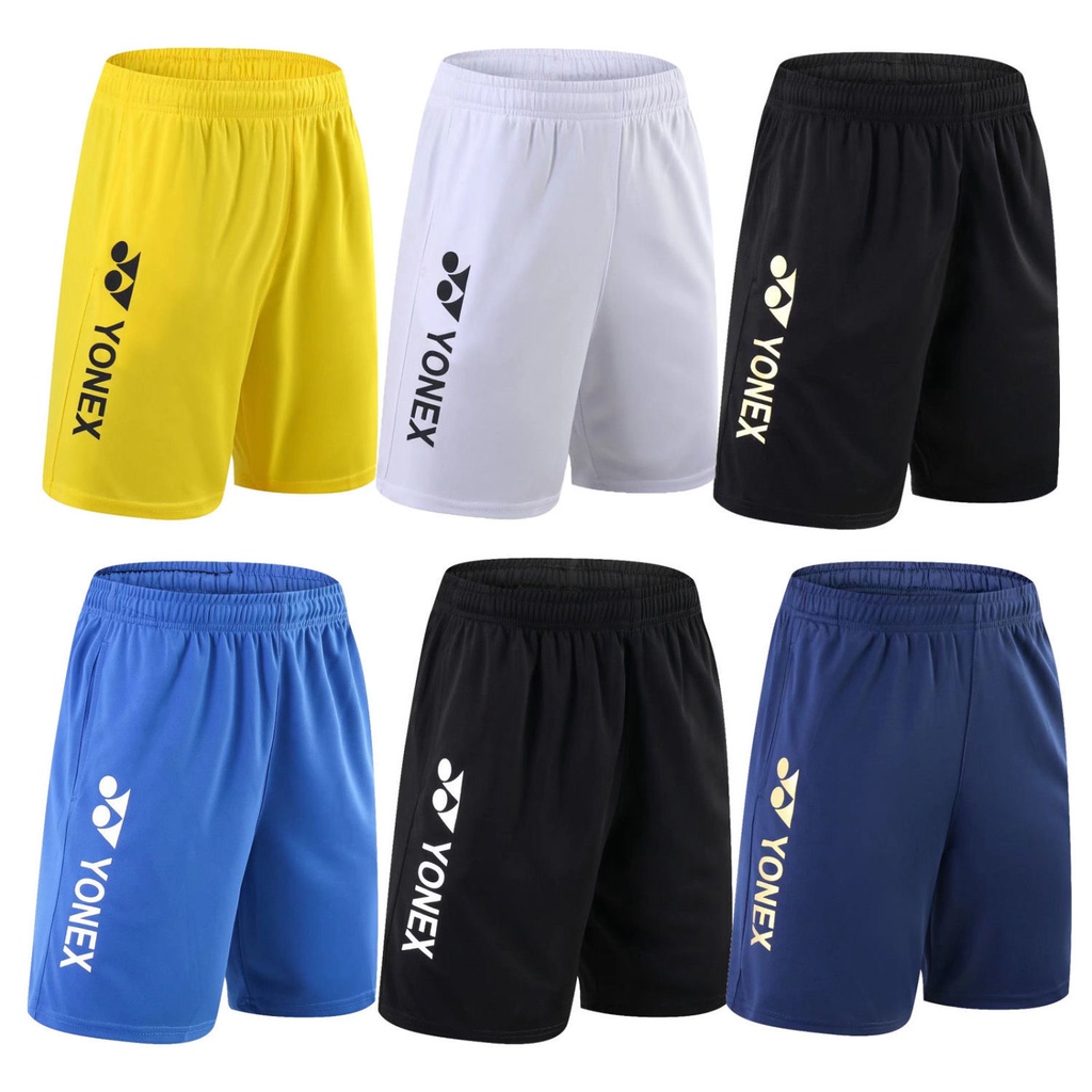 Mới Quần Short Thể Thao Yonex Màu Trơn Thoáng Khí Nhanh Khô Cho Nam Và Nữ