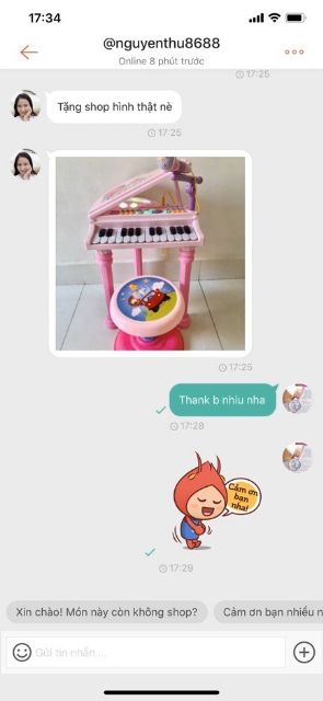 Đàn piano kèm ghế và micro cho bé cao 51cm