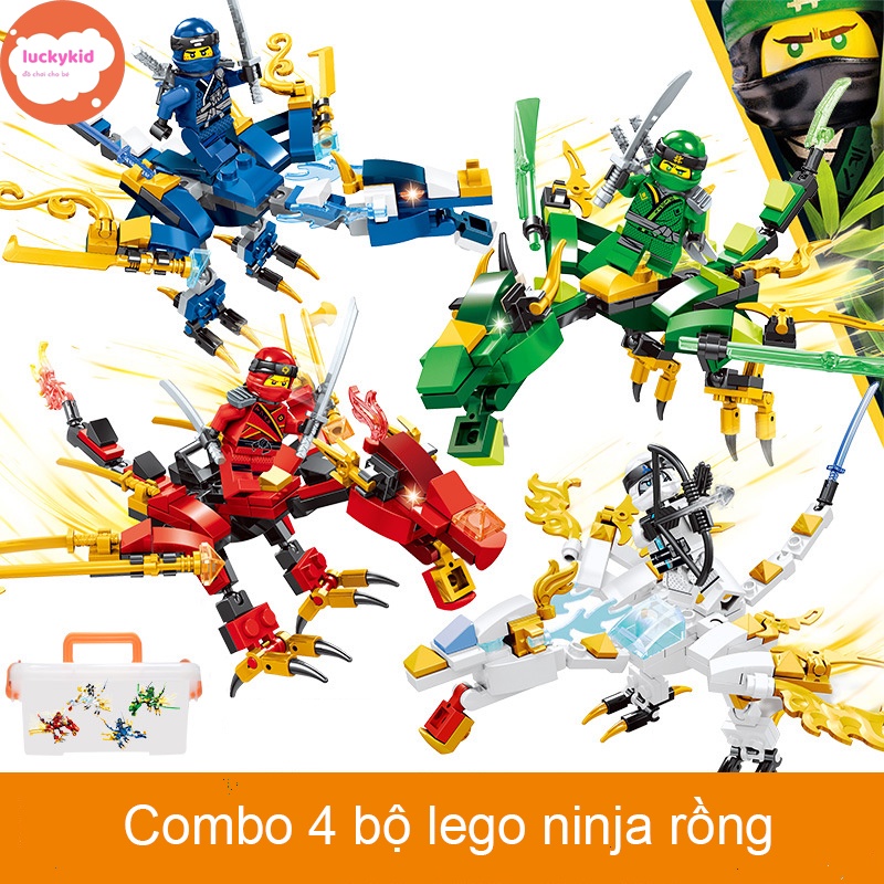 Mua Lego ninjago đồ chơi lego Luckykid đồ chơi lắp ráp ninja ngôi đền ...