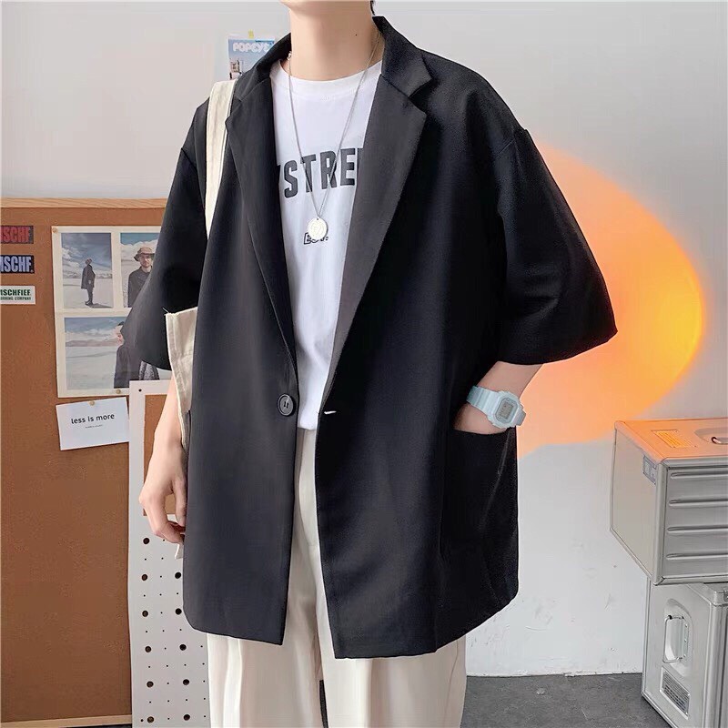Áo blazer cộc tay nam nữ - áo vest lửng unisex phong cách Hàn Quốc-PANDO  AV051 | BigBuy360 - bigbuy360.vn