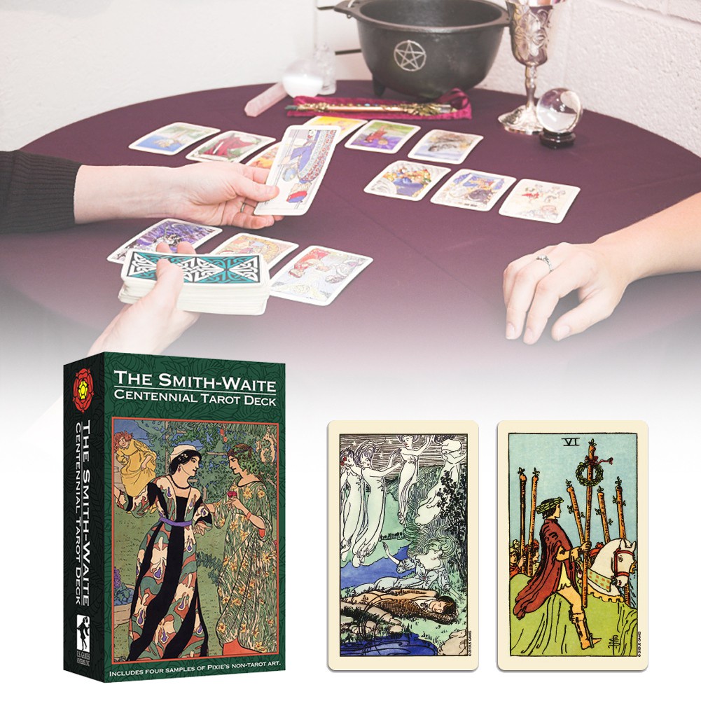 Bộ Thẻ Bài Tarot TOMCITY Bài Bói Smith Waite Chất Lượng Cao