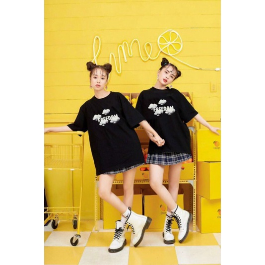 Áo phôm rộng 75kg in chữ siêu xinh cho mùa hè năng động