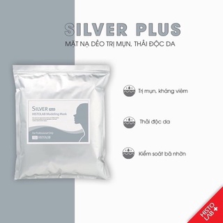Mặt nạ bột dẻo giảm mụn - thải độc- silver plus - histolab