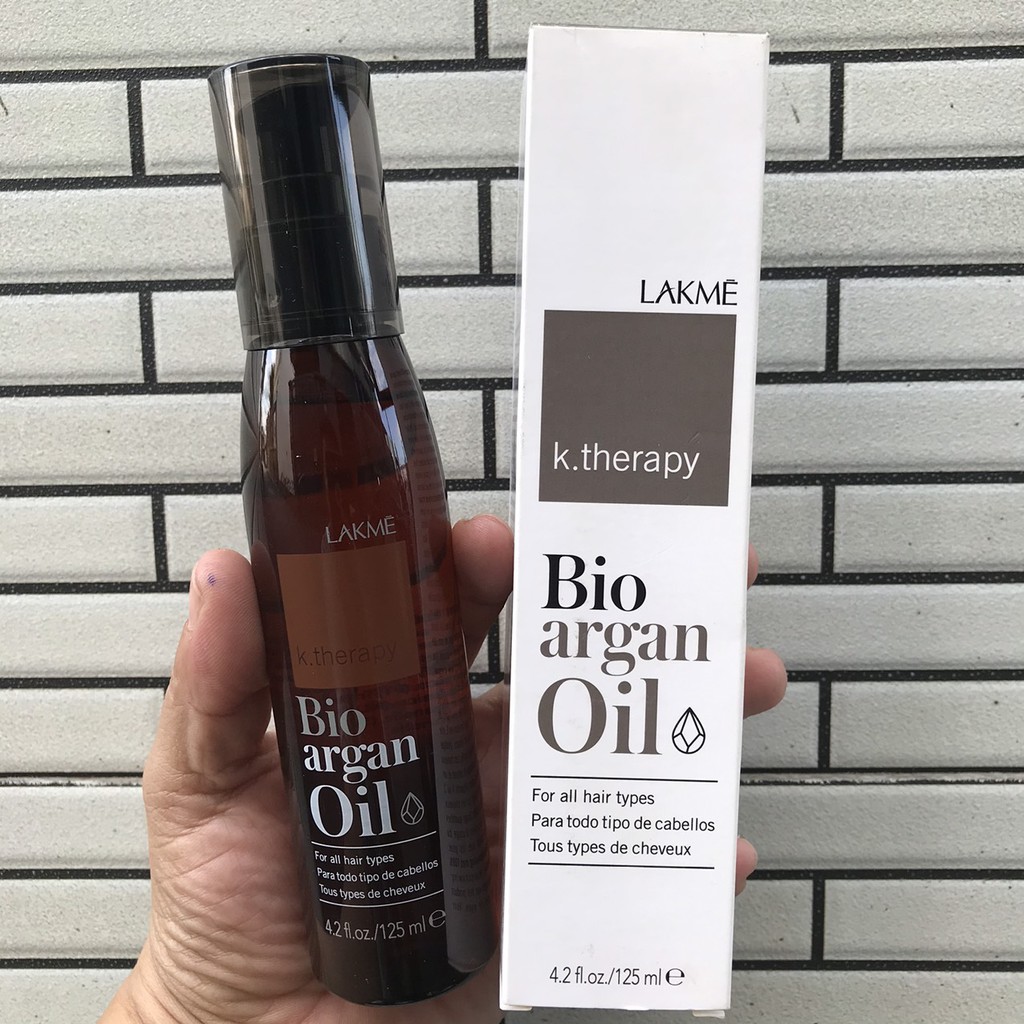 Tinh dầu dưỡng tóc K.Therapy Lakme Bio-Argan Oil 125ml