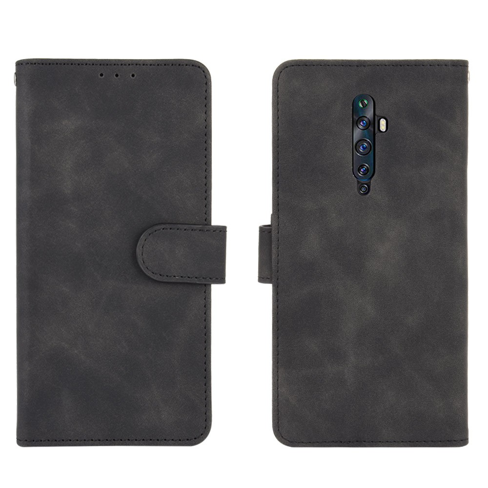 Bao Da Điện Thoại Dạng Ví Trơn Bóng Cho Dòng Oppo Reno 2f Oppo Reno2f 2 F