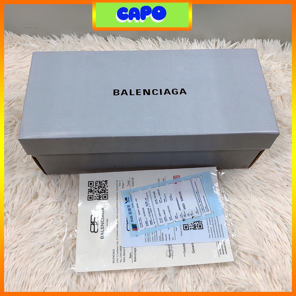 Hộp Giấy Carton BALENCIAGA Đựng Giày Dép Chất Lượng Cao , Full box bill !!