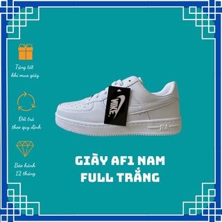 Giày AF1 trắng cổ thấp mới nhất siêu phẩm sneker 2021 fullsize nam