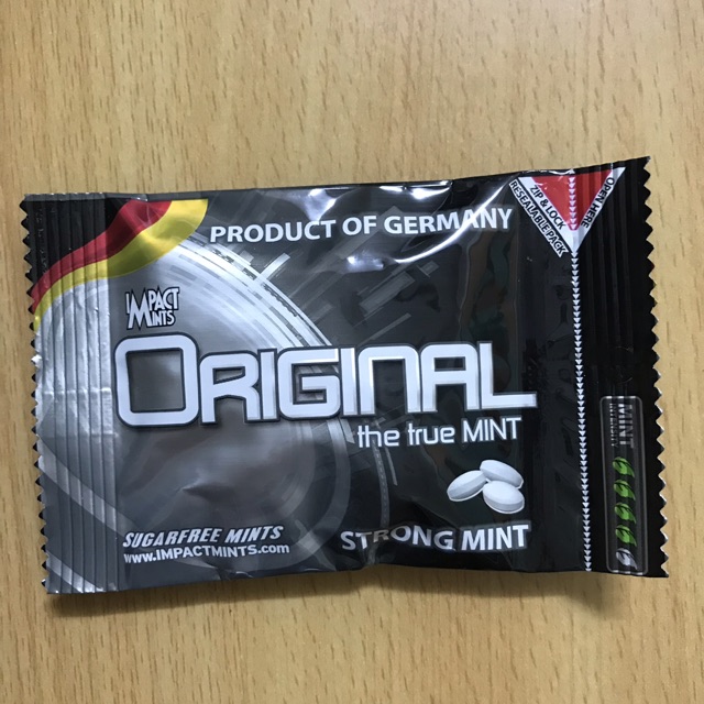 Kẹo ngậm không đường Impact mints Original các vị