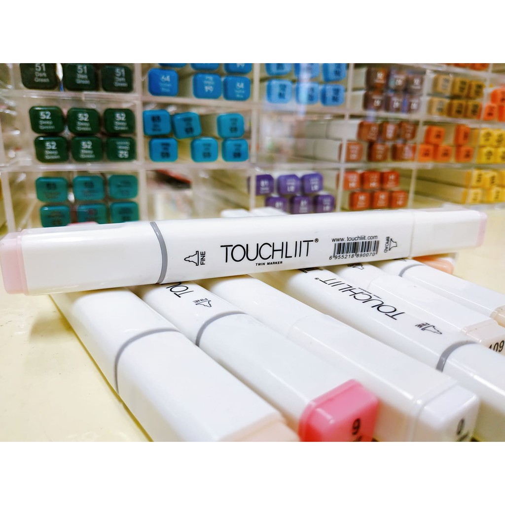 Bút Marker Touchliit Màu Da (Bộ 24 Màu)