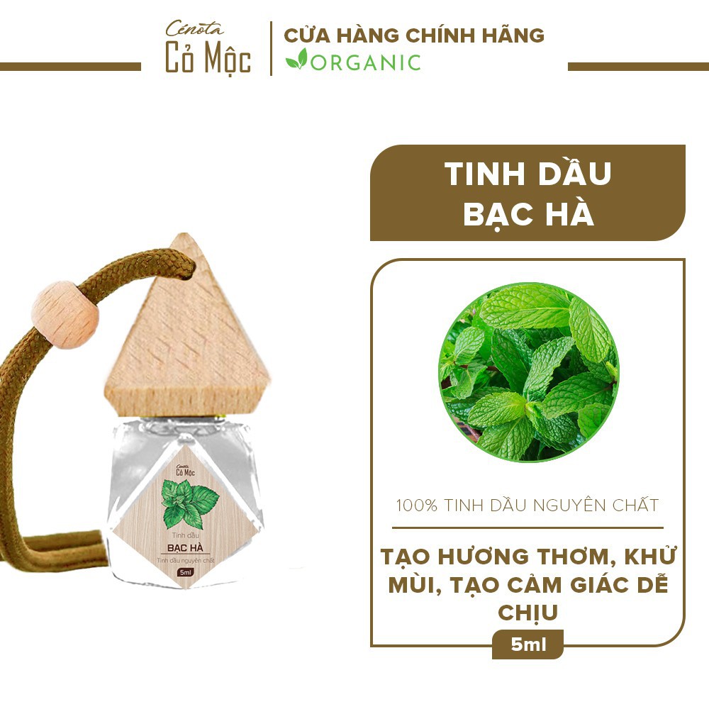 Tinh dầu Cenota cỏ mộc hương lavender 5ml treo xe, treo tủ đồ, treo phòng ngủ