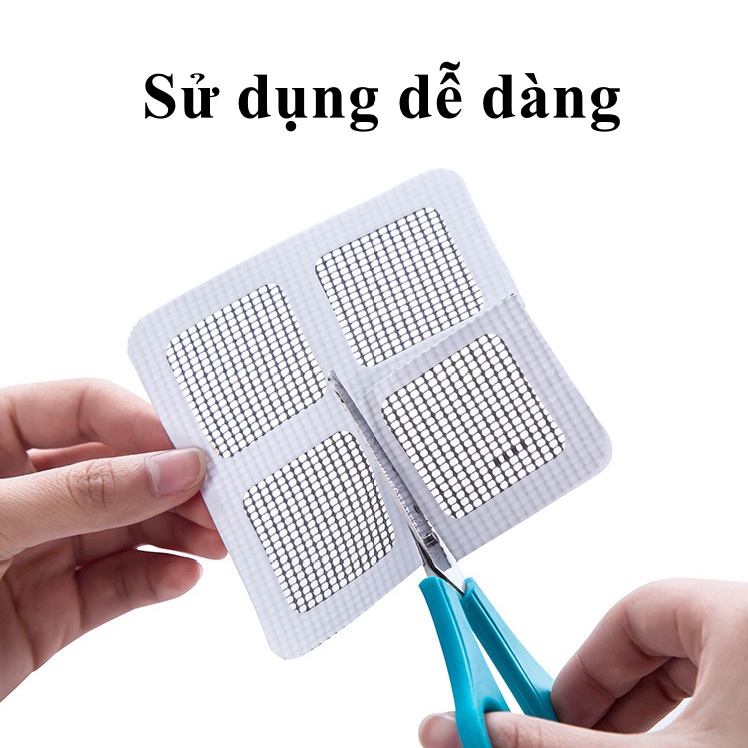 Set 3 Miếng Lưới Chống Muỗi Dán Vá Lỗ Hở Siêu Tiện Dụng