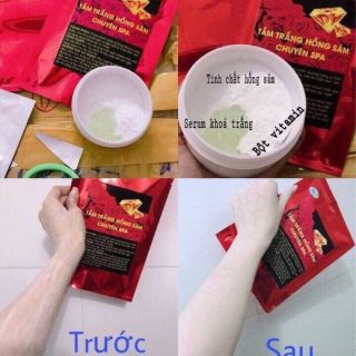 Tắm trắng hồng sâm