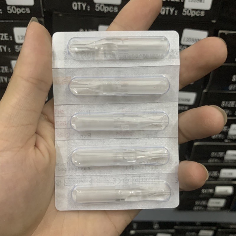 Ngòi nhựa kim xăm hình đủ tất cả các size