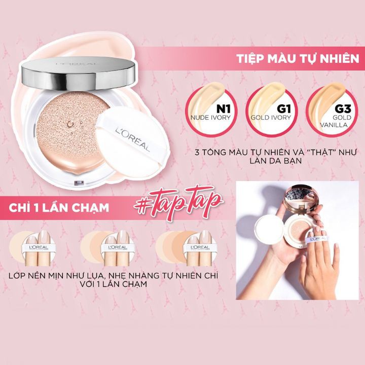 Phấn nước L'Oréal True Match Cushion Silky Foundation SPF33 PA+++ | BigBuy360 - bigbuy360.vn