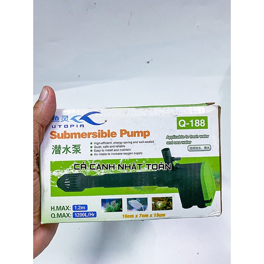 MÁY LỌC ĐỨNG HỒ CÁ 25W 1200L/H 1,2M AQUARIUM Q188
