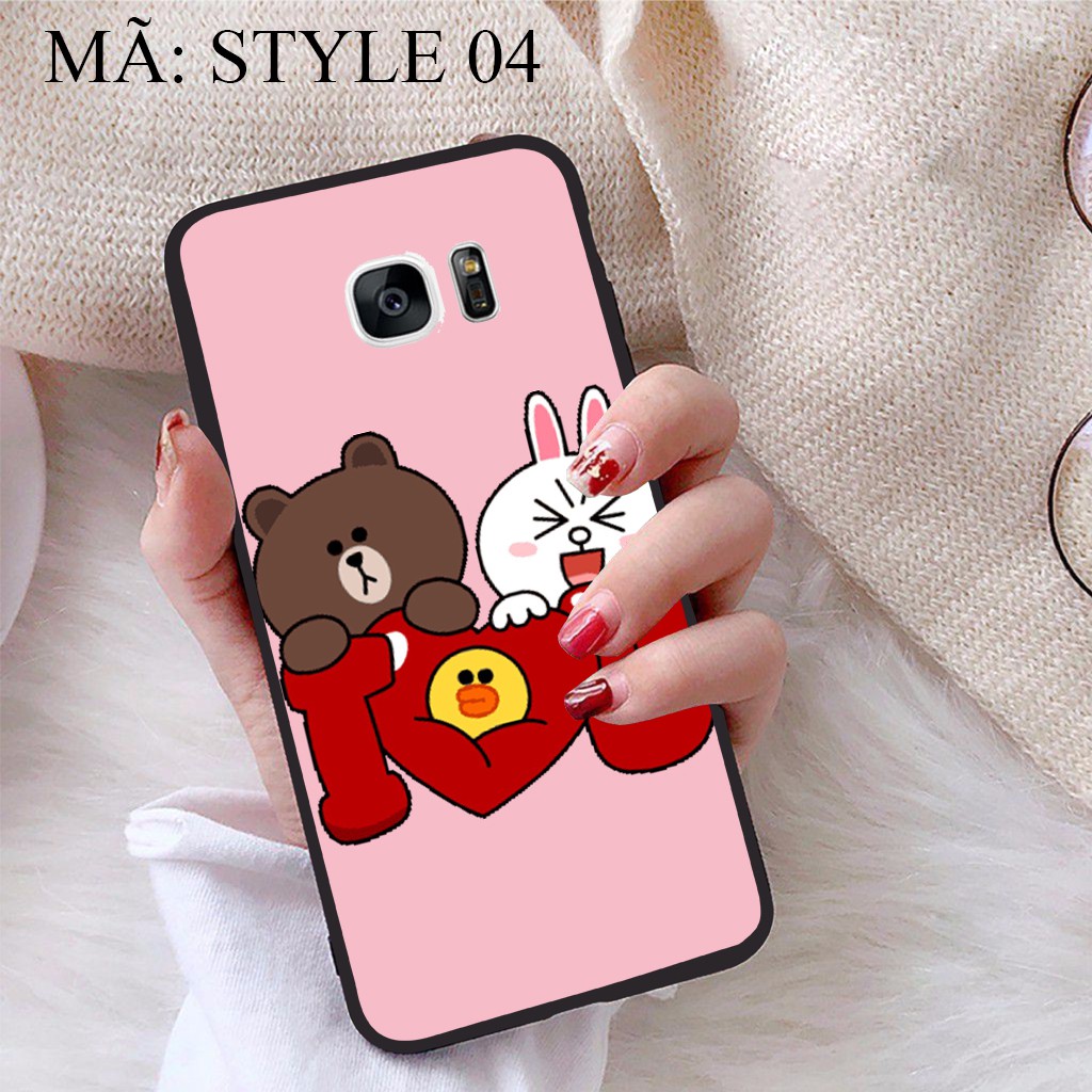 Ốp lưng Samsung S7 Edge viền dẻo TPU BST Phong cách