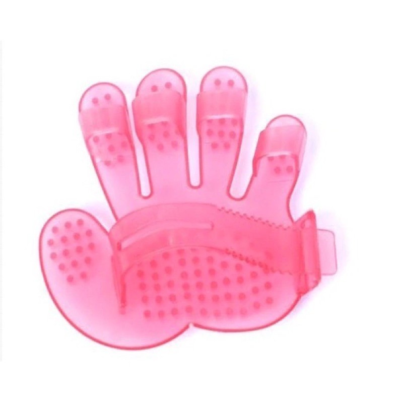 [Mã PET50K giảm Giảm 10% - Tối đa 50K đơn từ 250K] Găng tay tắm cho chó mèo bằng silicon siêu dẻo, mềm mại