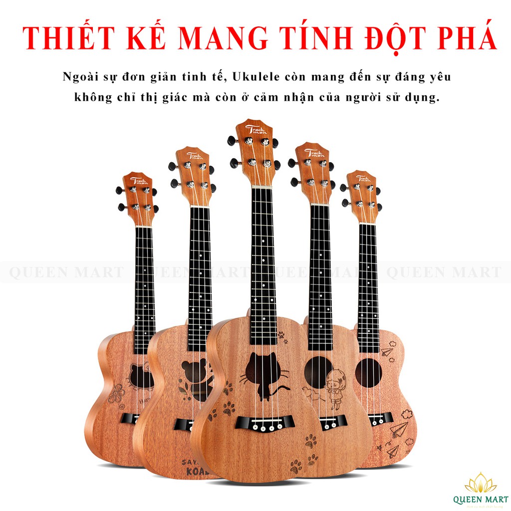 Đàn Ukulele Soprano Magnate GỖ - Tặng Kèm Phụ Kiện TLP96