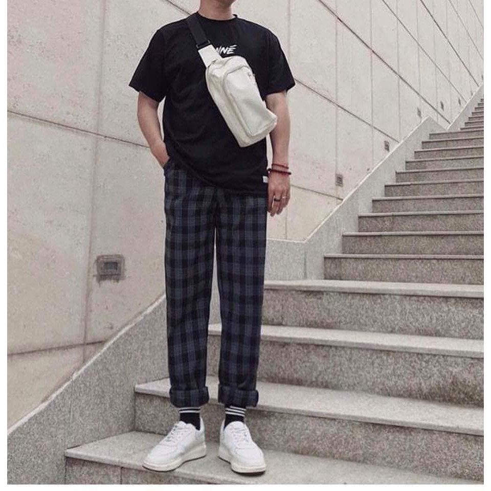 Quần unisex FANNEL caro - Plaid Pants đủ mẫu ảnh thật ( Cam kết hài lòng )