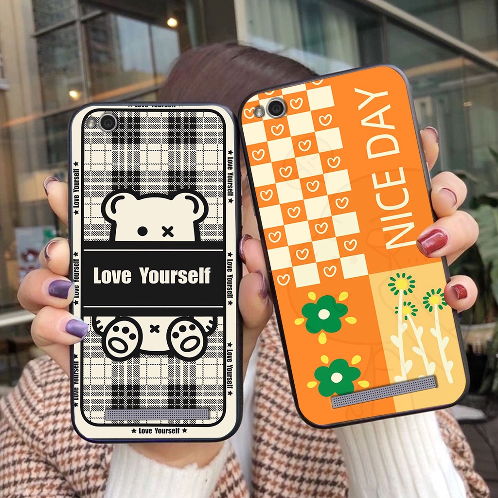 Ốp lưng Xiaomi REDMI 4A / REDMI 5A happy day, gấu bear dễ thương - BỀN - ĐẸP -BAO GIÁ TOÀN THỊ TRƯỜNG