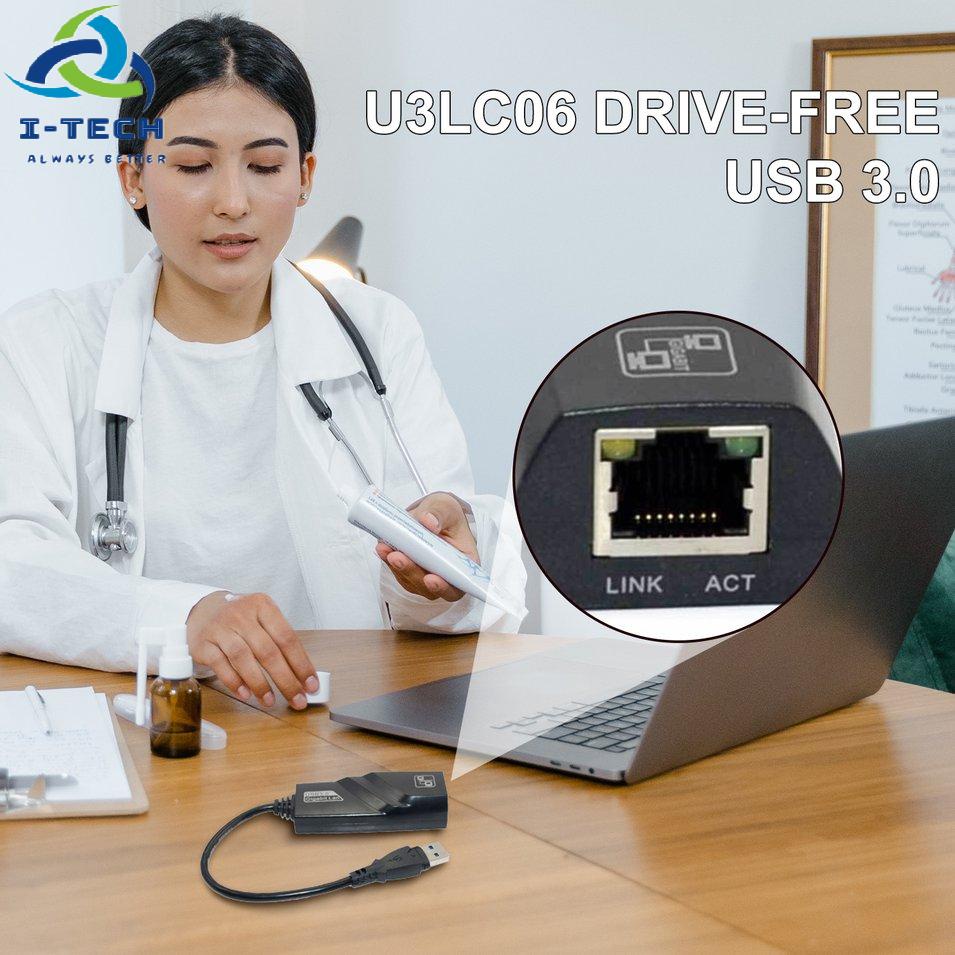 ⚡Khuyến mại⚡External Free Drive USB 3.0 LAN USB To RJ45 NIC RTL8153 Chip Upgrade Network Connection Speed Network Card