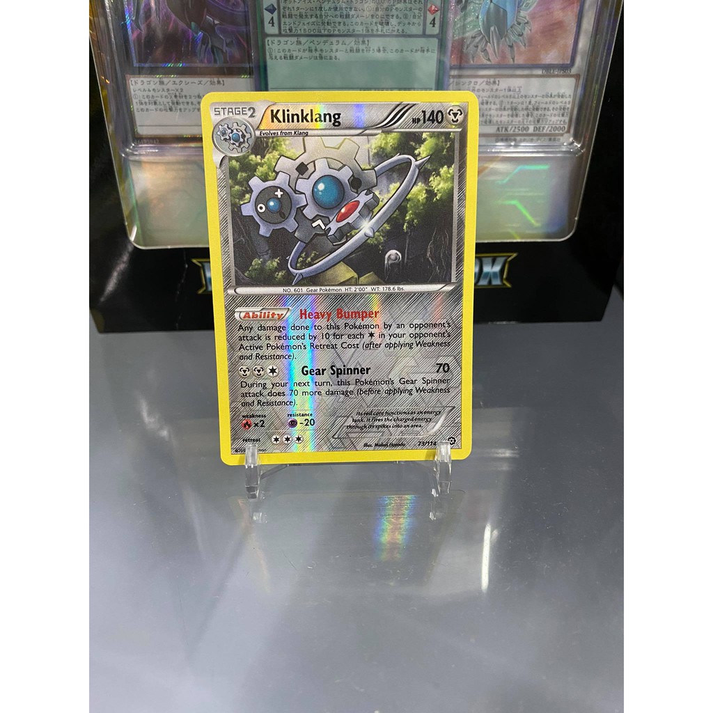 [ Dưa Hấu Yugioh ] Lá bài thẻ bài Pokemon Klinklang