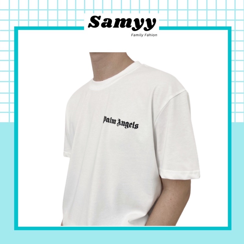 Áo thun tay lỡ Palm Angles in ngực , Áo phông cộc tay basic unisex, Samyy_vn