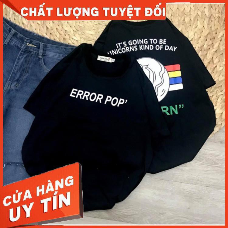 Nhập WAP11 giảm 20k đơn từ 200k -ÁO THUN ERROR POP UNISEX