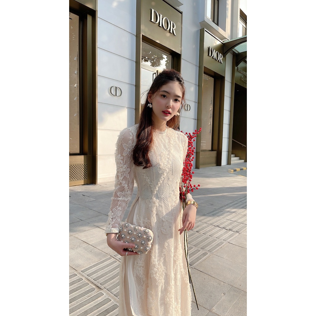 Áo dài ren Vivian thời trang nữ by MULLET