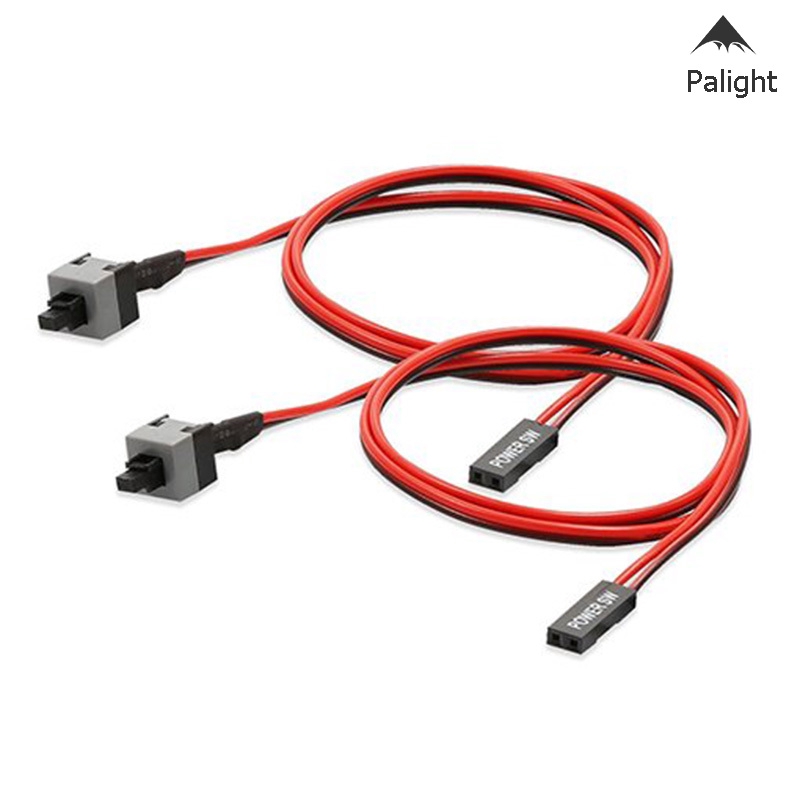 Bộ 10 cáp nguồn SW PC nút nguồn ẩn ATX bật / tắt cho máy tính dài 50cm